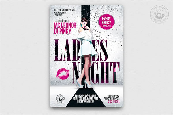 31+ Ladies Party Flyer Templates | Photoshop | Word | InDesign | Illustrator Formats Free & Premium Downloads